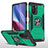 Silikon Hülle Handyhülle und Kunststoff Schutzhülle Hartschalen Tasche mit Magnetisch Fingerring Ständer MQ1 für Xiaomi Mi 11i 5G