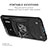 Silikon Hülle Handyhülle und Kunststoff Schutzhülle Hartschalen Tasche mit Magnetisch Fingerring Ständer MQ1 für Xiaomi Poco M4 5G