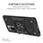 Silikon Hülle Handyhülle und Kunststoff Schutzhülle Hartschalen Tasche mit Magnetisch Fingerring Ständer MQ1 für Xiaomi Redmi Note 10 Pro Max