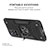 Silikon Hülle Handyhülle und Kunststoff Schutzhülle Hartschalen Tasche mit Magnetisch Fingerring Ständer MQ1 für Xiaomi Redmi Note 11T 5G
