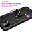 Silikon Hülle Handyhülle und Kunststoff Schutzhülle Hartschalen Tasche mit Magnetisch Fingerring Ständer MQ3 für Samsung Galaxy A22s 5G