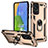 Silikon Hülle Handyhülle und Kunststoff Schutzhülle Hartschalen Tasche mit Magnetisch Fingerring Ständer MQ3 für Samsung Galaxy A73 5G