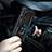 Silikon Hülle Handyhülle und Kunststoff Schutzhülle Hartschalen Tasche mit Magnetisch Fingerring Ständer MQ3 für Samsung Galaxy M52 5G