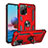 Silikon Hülle Handyhülle und Kunststoff Schutzhülle Hartschalen Tasche mit Magnetisch Fingerring Ständer MQ3 für Xiaomi Poco M5S