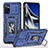 Silikon Hülle Handyhülle und Kunststoff Schutzhülle Hartschalen Tasche mit Magnetisch Fingerring Ständer MQ4 für Xiaomi Poco X4 Pro 5G