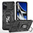 Silikon Hülle Handyhülle und Kunststoff Schutzhülle Hartschalen Tasche mit Magnetisch Fingerring Ständer MQ4 für Xiaomi Poco X4 Pro 5G