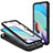 Silikon Hülle Handyhülle und Kunststoff Schutzhülle Hartschalen Tasche mit Magnetisch Fingerring Ständer MQ5 für Xiaomi Redmi 10 (2022)
