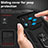 Silikon Hülle Handyhülle und Kunststoff Schutzhülle Hartschalen Tasche mit Magnetisch Fingerring Ständer MQ6 für Samsung Galaxy M02