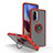 Silikon Hülle Handyhülle und Kunststoff Schutzhülle Hartschalen Tasche mit Magnetisch Fingerring Ständer QW2 für Xiaomi Mi 11X 5G Rot