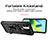 Silikon Hülle Handyhülle und Kunststoff Schutzhülle Hartschalen Tasche mit Magnetisch Fingerring Ständer QW3 für Xiaomi Redmi A1 Plus
