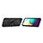 Silikon Hülle Handyhülle und Kunststoff Schutzhülle Hartschalen Tasche mit Magnetisch Fingerring Ständer S01 für Samsung Galaxy A03 Core