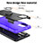 Silikon Hülle Handyhülle und Kunststoff Schutzhülle Hartschalen Tasche mit Magnetisch Fingerring Ständer S02 für Motorola Moto Edge 20 Lite 5G