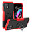 Silikon Hülle Handyhülle und Kunststoff Schutzhülle Hartschalen Tasche mit Magnetisch Fingerring Ständer S02 für Motorola Moto Edge 20 Lite 5G
