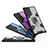 Silikon Hülle Handyhülle und Kunststoff Schutzhülle Hartschalen Tasche mit Magnetisch Fingerring Ständer S05 für Oppo Reno6 Pro 5G