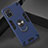 Silikon Hülle Handyhülle und Kunststoff Schutzhülle Hartschalen Tasche mit Magnetisch Fingerring Ständer S05 für Samsung Galaxy A71 5G