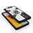 Silikon Hülle Handyhülle und Kunststoff Schutzhülle Hartschalen Tasche mit Magnetisch Fingerring Ständer S07 für Samsung Galaxy A72 4G