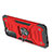 Silikon Hülle Handyhülle und Kunststoff Schutzhülle Hartschalen Tasche mit Magnetisch Fingerring Ständer T05 für Samsung Galaxy S21 Plus 5G Rot