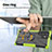 Silikon Hülle Handyhülle und Kunststoff Schutzhülle Hartschalen Tasche mit Magnetisch Fingerring Ständer T08 für Samsung Galaxy S22 Ultra 5G