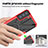Silikon Hülle Handyhülle und Kunststoff Schutzhülle Hartschalen Tasche mit Magnetisch Fingerring Ständer T09 für Samsung Galaxy S21 FE 5G