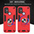 Silikon Hülle Handyhülle und Kunststoff Schutzhülle Hartschalen Tasche mit Magnetisch Fingerring Ständer YB1 für Motorola Moto G20
