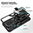 Silikon Hülle Handyhülle und Kunststoff Schutzhülle Hartschalen Tasche mit Magnetisch Fingerring Ständer ZL1 für Samsung Galaxy A32 4G