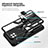Silikon Hülle Handyhülle und Kunststoff Schutzhülle Hartschalen Tasche mit Magnetisch Fingerring Ständer ZL1 für Xiaomi Mi 10i 5G