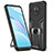 Silikon Hülle Handyhülle und Kunststoff Schutzhülle Hartschalen Tasche mit Magnetisch Fingerring Ständer ZL1 für Xiaomi Mi 10i 5G