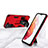 Silikon Hülle Handyhülle und Kunststoff Schutzhülle Hartschalen Tasche mit Magnetisch Ständer A04 für Samsung Galaxy S21 FE 5G