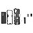 Silikon Hülle Handyhülle und Kunststoff Schutzhülle Hartschalen Tasche mit Magnetisch Ständer für Oppo A94 5G