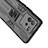Silikon Hülle Handyhülle und Kunststoff Schutzhülle Hartschalen Tasche mit Magnetisch Ständer KC1 für Vivo iQOO Neo6 SE 5G