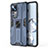 Silikon Hülle Handyhülle und Kunststoff Schutzhülle Hartschalen Tasche mit Magnetisch Ständer KC1 für Xiaomi Mi 12T 5G