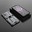 Silikon Hülle Handyhülle und Kunststoff Schutzhülle Hartschalen Tasche mit Magnetisch Ständer KC1 für Xiaomi Poco F3 GT 5G