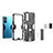 Silikon Hülle Handyhülle und Kunststoff Schutzhülle Hartschalen Tasche mit Magnetisch Ständer KC1 für Xiaomi Poco F4 GT 5G