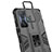 Silikon Hülle Handyhülle und Kunststoff Schutzhülle Hartschalen Tasche mit Magnetisch Ständer KC1 für Xiaomi Poco F4 GT 5G
