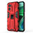 Silikon Hülle Handyhülle und Kunststoff Schutzhülle Hartschalen Tasche mit Magnetisch Ständer KC1 für Xiaomi Redmi 10 Prime Plus 5G