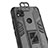 Silikon Hülle Handyhülle und Kunststoff Schutzhülle Hartschalen Tasche mit Magnetisch Ständer KC1 für Xiaomi Redmi 10A 4G