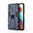 Silikon Hülle Handyhülle und Kunststoff Schutzhülle Hartschalen Tasche mit Magnetisch Ständer KC1 für Xiaomi Redmi Note 10 Pro 5G