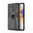 Silikon Hülle Handyhülle und Kunststoff Schutzhülle Hartschalen Tasche mit Magnetisch Ständer KC2 für Xiaomi Mi Mix 4 5G