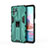Silikon Hülle Handyhülle und Kunststoff Schutzhülle Hartschalen Tasche mit Magnetisch Ständer KC2 für Xiaomi Redmi Note 10S 4G