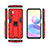 Silikon Hülle Handyhülle und Kunststoff Schutzhülle Hartschalen Tasche mit Magnetisch Ständer KC2 für Xiaomi Redmi Note 10T 5G