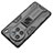 Silikon Hülle Handyhülle und Kunststoff Schutzhülle Hartschalen Tasche mit Magnetisch Ständer KC3 für Vivo X90 Pro 5G