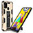 Silikon Hülle Handyhülle und Kunststoff Schutzhülle Hartschalen Tasche mit Magnetisch Ständer MQ1 für Samsung Galaxy M31 Prime Edition
