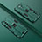 Silikon Hülle Handyhülle und Kunststoff Schutzhülle Hartschalen Tasche mit Magnetisch Ständer T01 für Oppo A56 5G