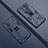 Silikon Hülle Handyhülle und Kunststoff Schutzhülle Hartschalen Tasche mit Magnetisch Ständer T01 für Samsung Galaxy A72 4G