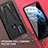 Silikon Hülle Handyhülle und Kunststoff Schutzhülle Hartschalen Tasche mit Ständer A01 für Motorola Moto G Pure