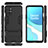 Silikon Hülle Handyhülle und Kunststoff Schutzhülle Hartschalen Tasche mit Ständer für OnePlus 8T 5G