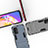 Silikon Hülle Handyhülle und Kunststoff Schutzhülle Hartschalen Tasche mit Ständer für Oppo A74 5G