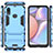 Silikon Hülle Handyhülle und Kunststoff Schutzhülle Hartschalen Tasche mit Ständer für Samsung Galaxy A10s