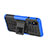Silikon Hülle Handyhülle und Kunststoff Schutzhülle Hartschalen Tasche mit Ständer für Samsung Galaxy A2 Core A260F A260G