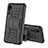 Silikon Hülle Handyhülle und Kunststoff Schutzhülle Hartschalen Tasche mit Ständer für Samsung Galaxy A2 Core A260F A260G